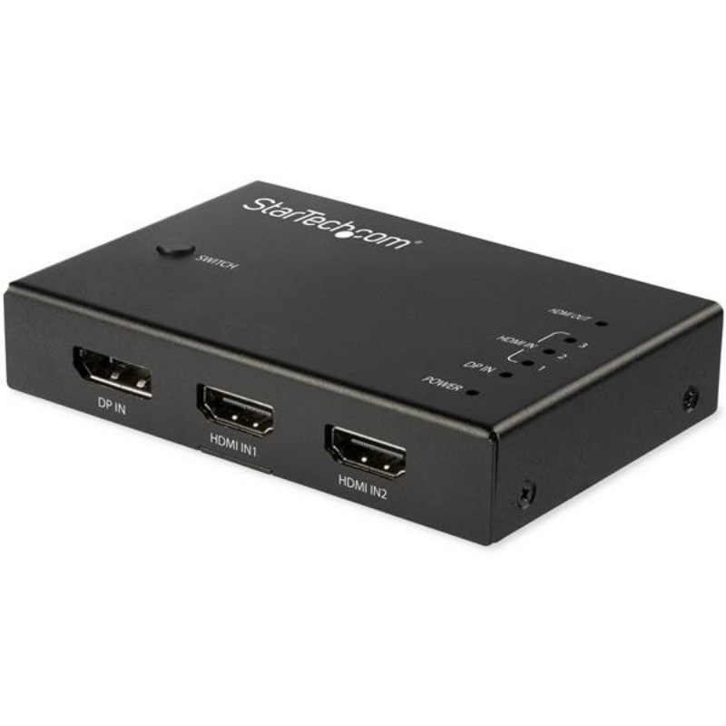 Startech.com switch commutatore a 4 porte hdmi - 3x hdmi e 1x displayport - 4k 60hz