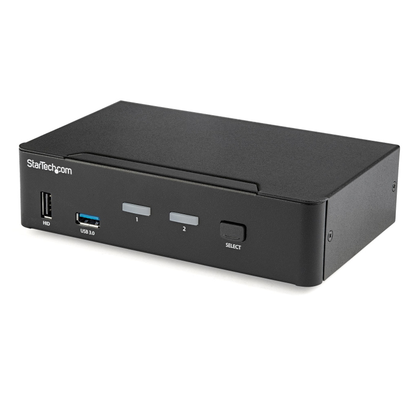 Startech.com switch kvm displayport 2 porte - 4k 60hz - singolo schermo - switch kvm usb uhd dp 1.2 a doppia porta - hub usb Startech.com switch kvm displayport 2 porte - 4k 60hz - singolo schermo - switch kvm usb uhd dp 1.2 a doppia porta - hub usb