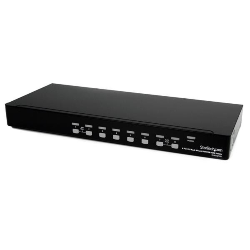 Startech.com switch kvm dvi usb a 8 porte montabile a rack 1u