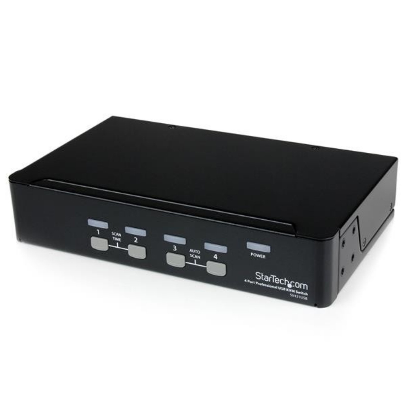 Startech.com switch kvm professionale vga usb a 4 porte con hub