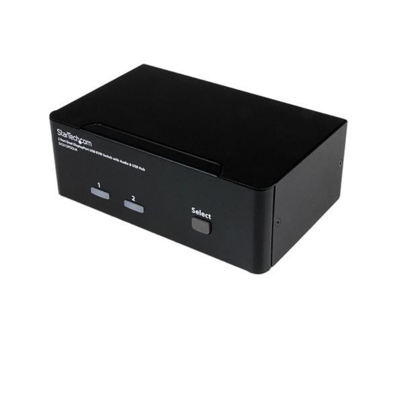 Startech.com switch kvm usb doppio displayport 2 porte con audio e hub usb 2.0 Startech.com switch kvm usb doppio displayport 2 porte con audio e hub usb 2.0