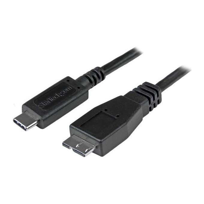 StarTech.com USB31CUB1M Cavo USB-C a Micro USB-B USB 3.2 Gen 2 10 Gbps 3A 1 m colore Nero