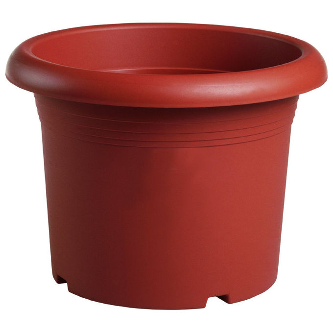 Stefanplast 89070 Mediterraneo Vaso per Piante Cilindrico 70 cm diametro 51 cm altezza 120 L colore Terracotta