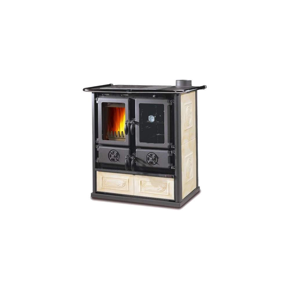 Stufa a Legna Rosetta 5.0 VST Ceramica Nordica Colore: Panna