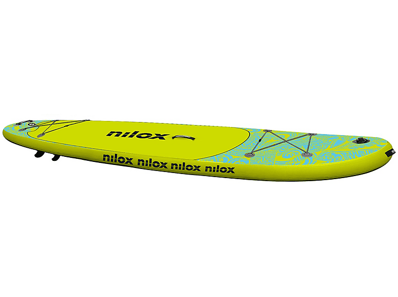 Sup gonfiabile a tre pinne NILOX WAI, dimensioni cm 335x84x15, pagaia inclusa