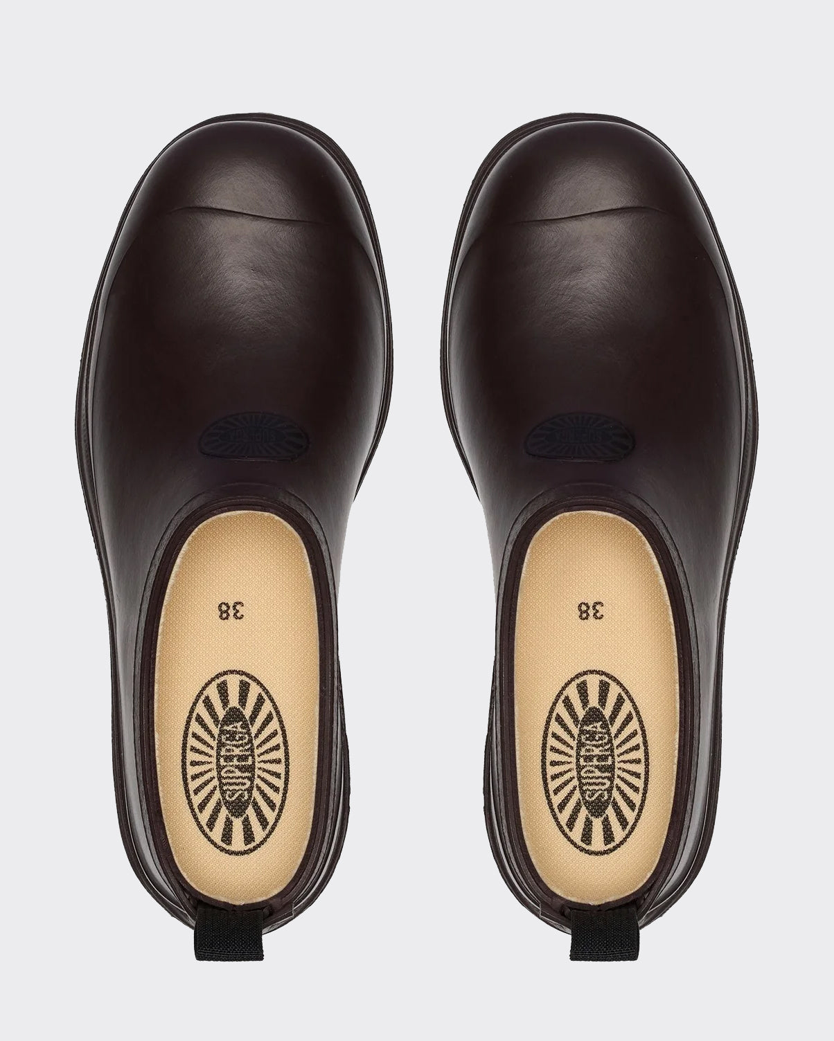 Superga Scarpa Mule Rubber Marrone