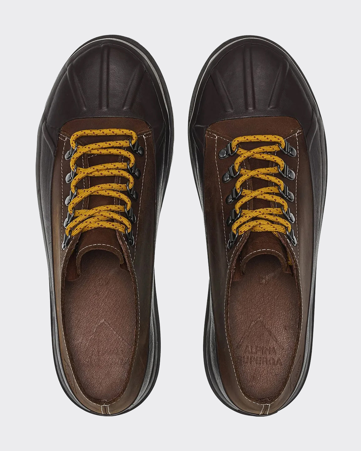 Superga Sneakers 3345 Alpina Duck Crazy Horse Low Cut Brown Horse/Black
