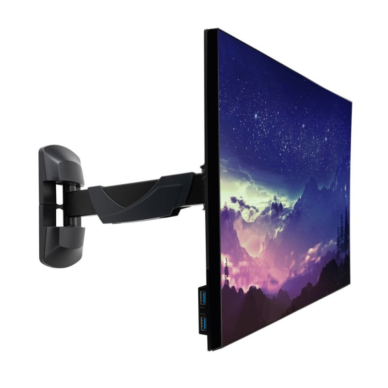 Supporto A Parete Per Display Singolo - Braccio Per Monitor Fino A 20Kg Supporto A Parete Per Display Singolo - Braccio Per Monitor Fino A 20Kg