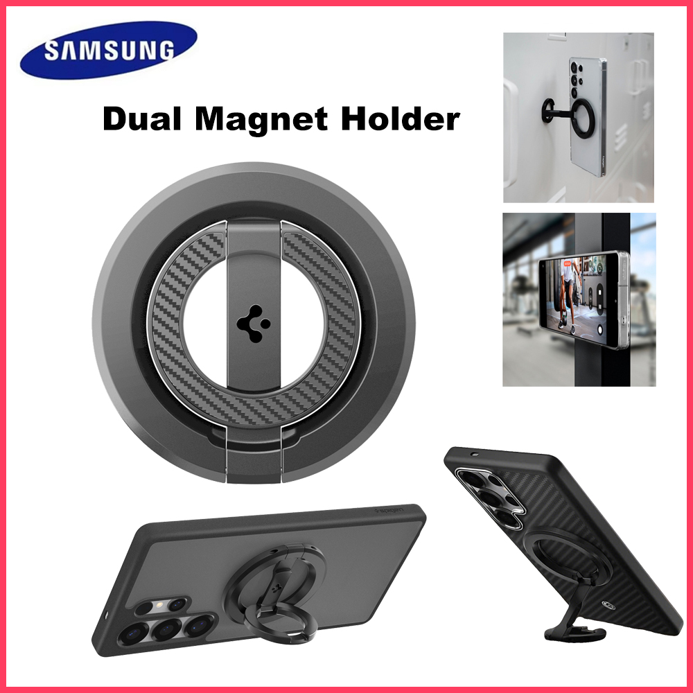 Supporto ad Anello Originale Samsung con Magneti su Entrambi i Lati per Serie Galaxy S26 Ultra S25 S24 S23 S22 S21