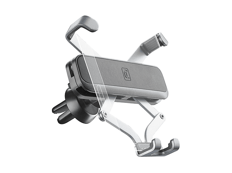 Supporto auto smartphone SLIDE FIT Air Vents Holder Universal Black e Silver GRAVITYTPVENTK
