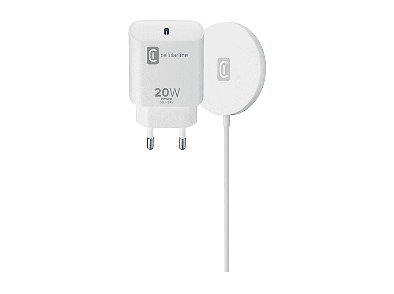 SUPPORTO MAGSAFE CELLULARLINE Mag Kit Wireless Charger - iPhone 12 and later