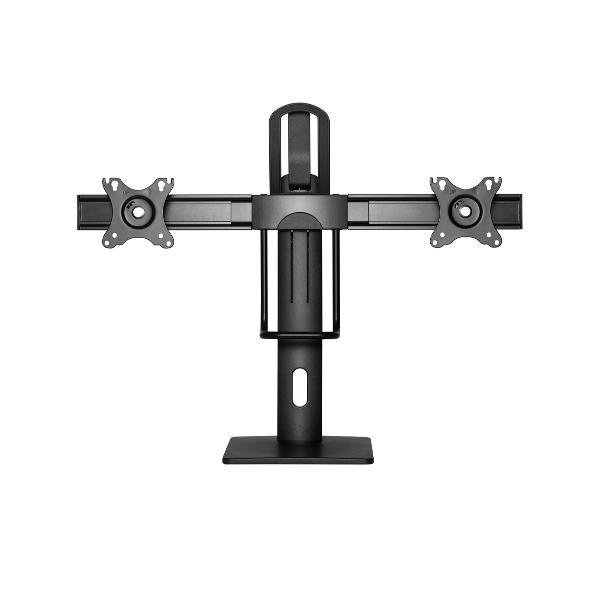 Supporto monitor TV scrivania ( 12 Kg ) VESA 100 x 100 Dual Desk Black HM SPMSD200