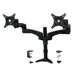 Supporto monitor TV scrivania ( 14 Kg ) VESA 100 x 100 per due display Black ARMDUAL