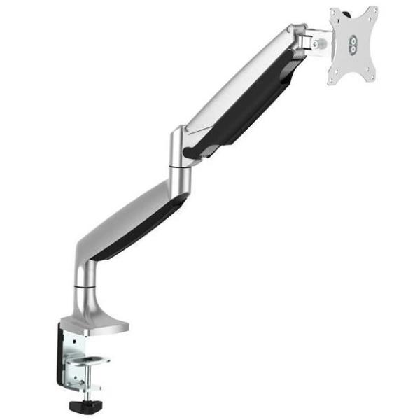 Supporto monitor TV scrivania ( 9 Kg ) VESA 100 x 100 Completamente articolabile Silver ARMPIVOTHD