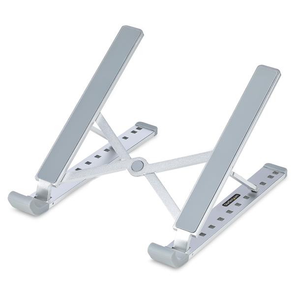 Supporto notebook 10 Kg Ergonomico e pighevole Silver LAPTOP RISER BAR