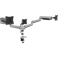 Supporto universale triplo LED/LCD da scrivania con molla a gas, Base per monitor