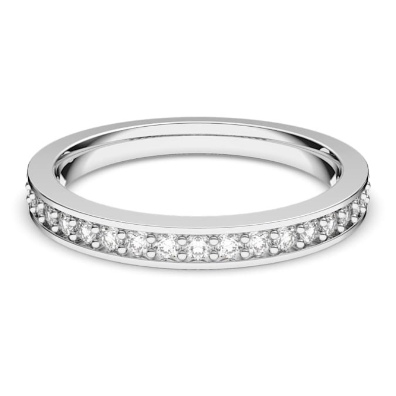 Swarovski 1121065 anello swarovski - anello czwh/rhs 50 nuovo in scatola originale