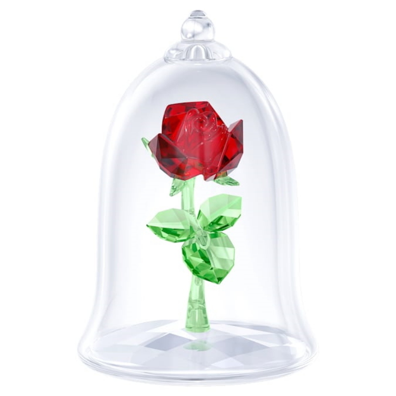 Swarovski 5230478 swarovski fashion piece - beauty and the beast enchanted rose nuovo in scatola originale