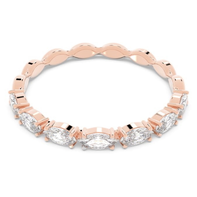 Swarovski 5351769 anello swarovski - anello marquise czwh/ros 55 nuovo in scatola originale