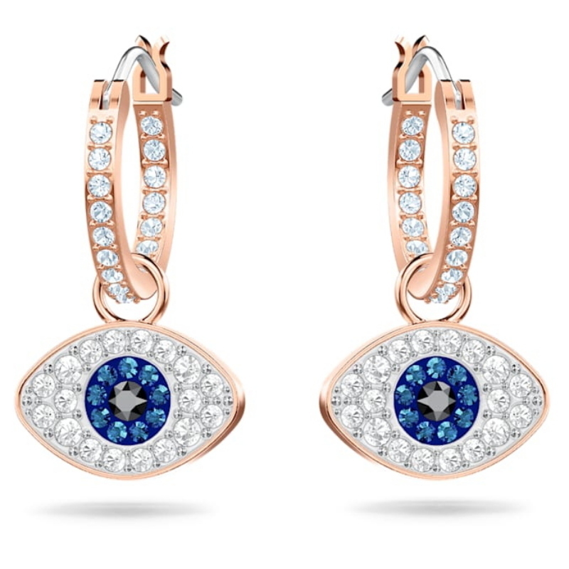 Swarovski 5425857 swarovski fashion piece - symbolica orecchino a buco mini hoop ev nuovo in scatola originale