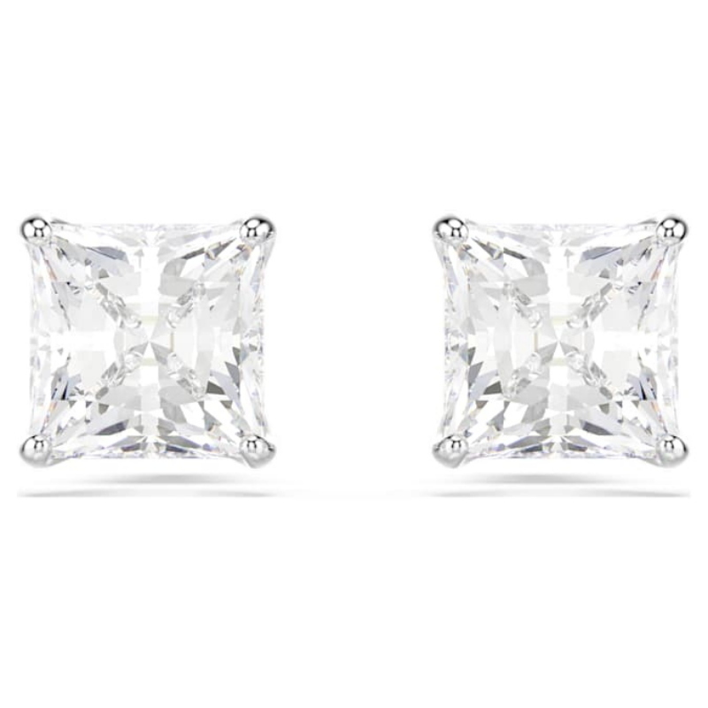 Swarovski 5430365 swarovski fashion piece - stilla orecchino a buco stud czwh/rhs nuovo in scatola originale