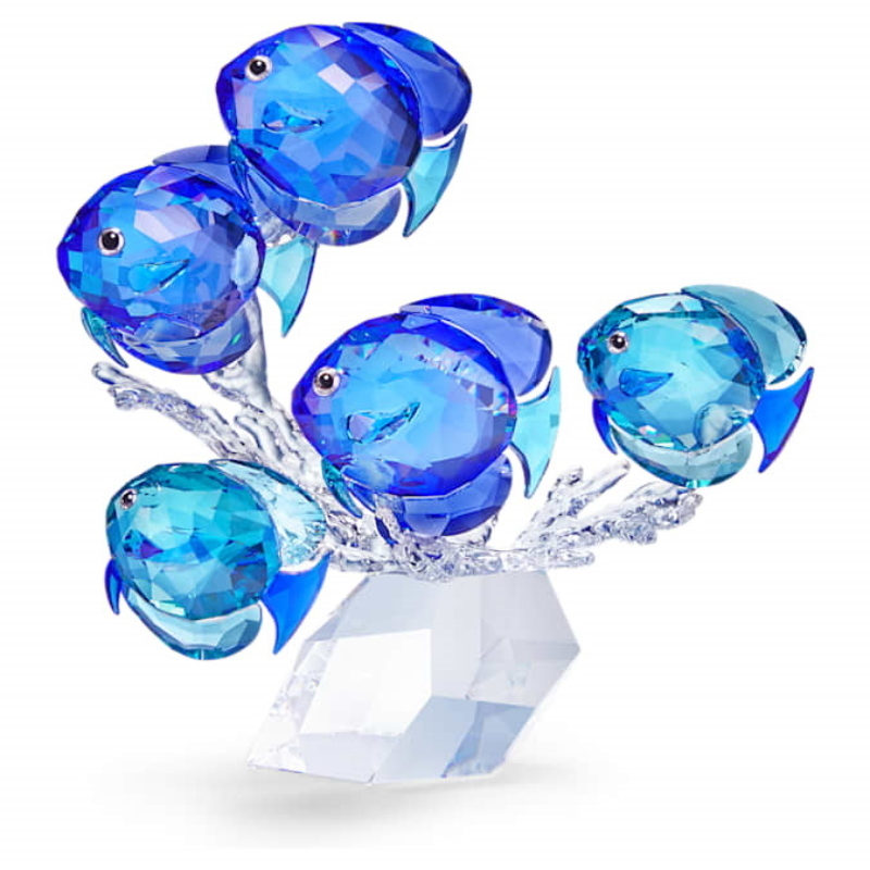 Swarovski 5493705 swarovski fashion piece - crystal ocean school of fish nuovo in scatola originale