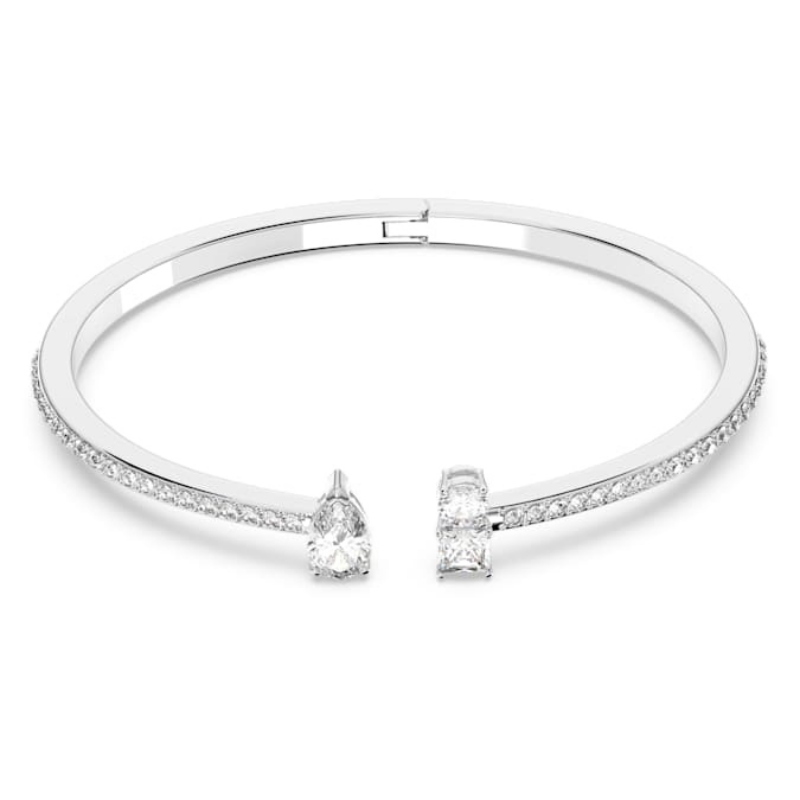 Swarovski 5572667 swarovski fashion piece - mesmera cuff czwh/rhs s nuovo in scatola originale