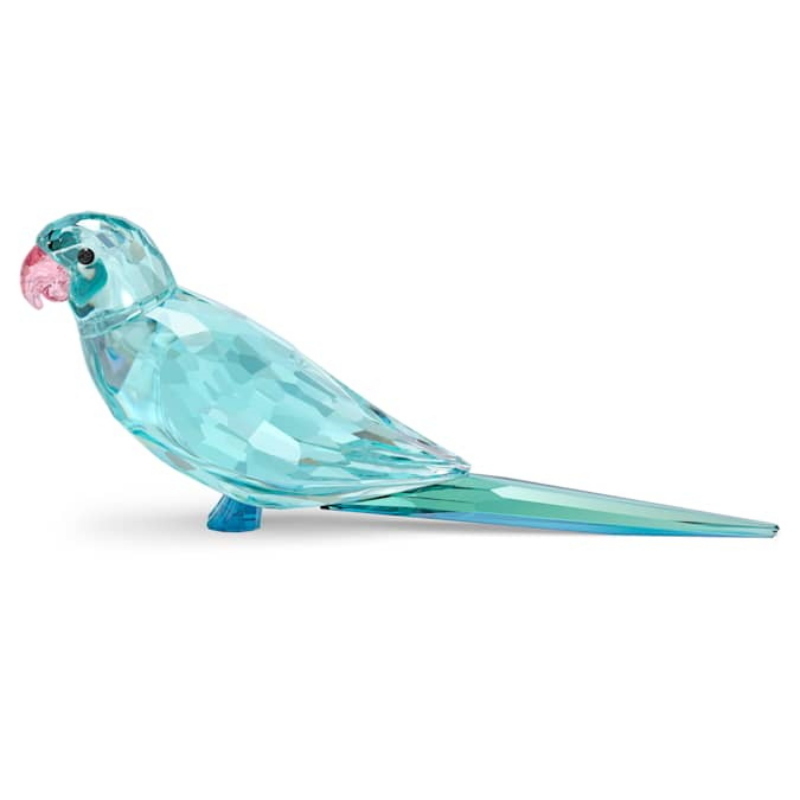 Swarovski 5574519 swarovski fashion piece - jungle beats blue parakeet nuovo in scatola originale