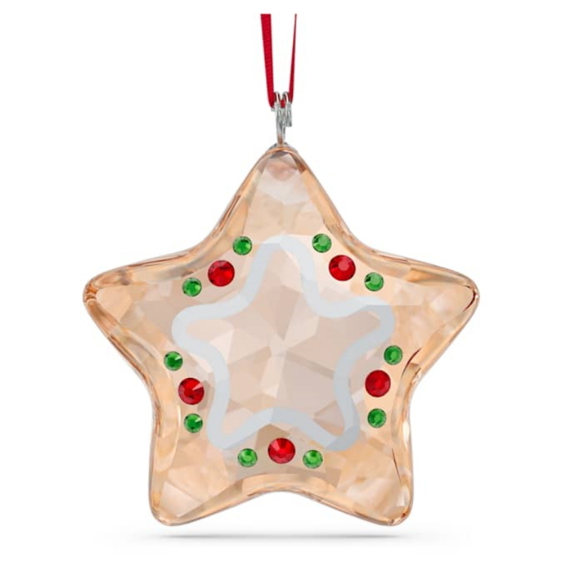 Swarovski 5627610 swarovski fashion piece - holiday cheers ornament gb star nuovo in scatola originale