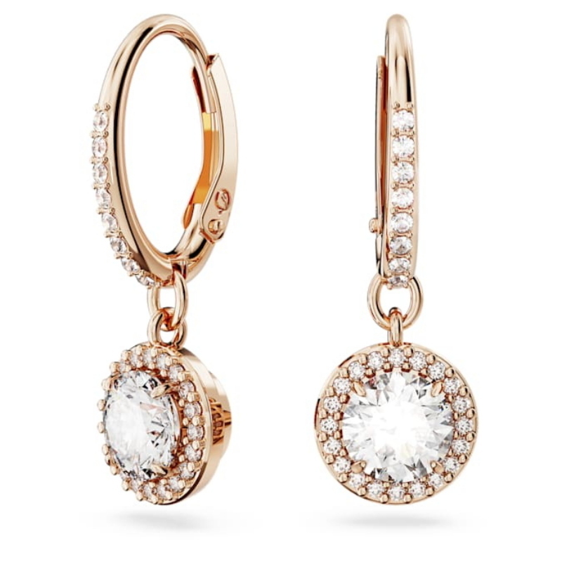 Swarovski 5638769 swarovski fashion piece - una pe drop pv white/ros nuovo in scatola originale