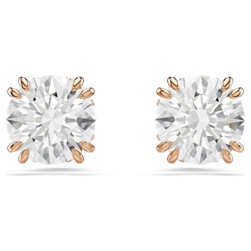 Swarovski 5638801 swarovski fashion piece - stilla pe stud rd white/ros nuovo in scatola originale