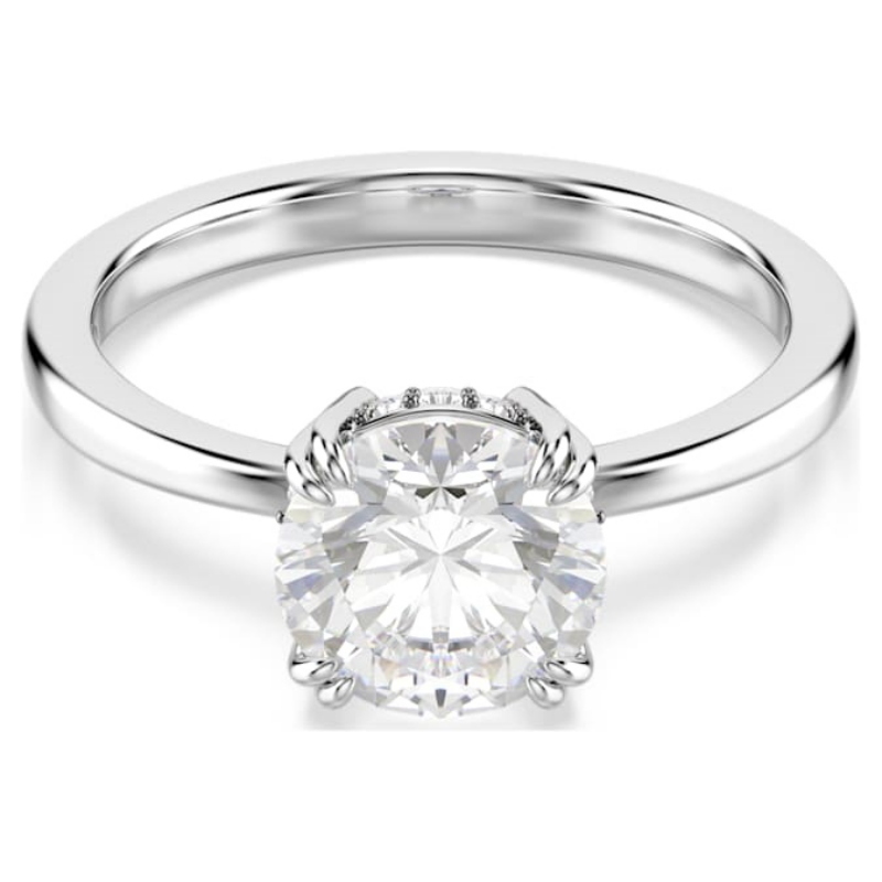 Swarovski 5642635 anello swarovski - ring rnd s white/rhs 50 nuovo in scatola originale