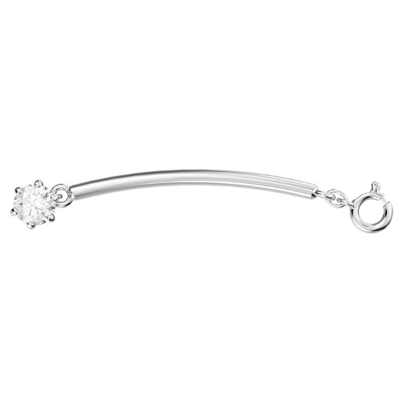 Swarovski 5645631 extender constella, taglio round, bianco, placcato rodio di swarovski originale