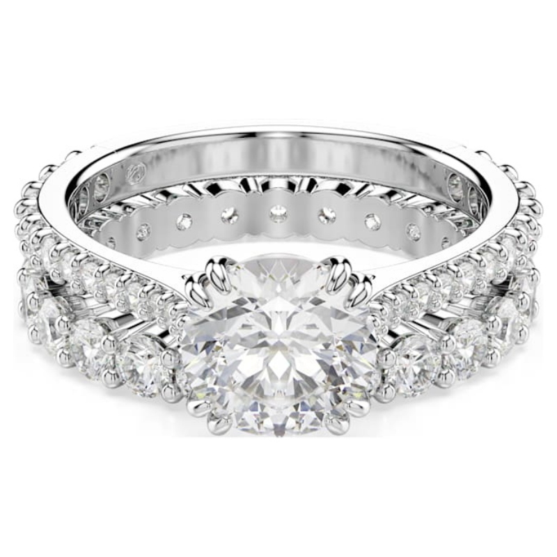 Swarovski 5647662 anello swarovski - set rings whi/rhs 55 nuovo in scatola originale