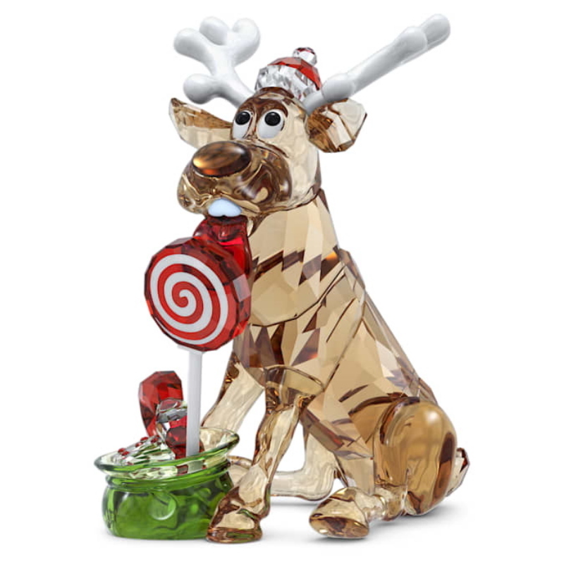 Swarovski 5655433 swarovski fashion piece - holiday cheers dulcis reindeer nuovo in scatola originale Swarovski 5655433 swarovski fashion piece - holiday cheers dulcis reindeer nuovo in scatola originale