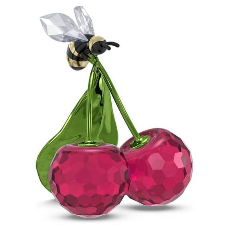 Swarovski 5667550 swarovski fashion piece - idyllia bee and cherry nuovo in scatola originale