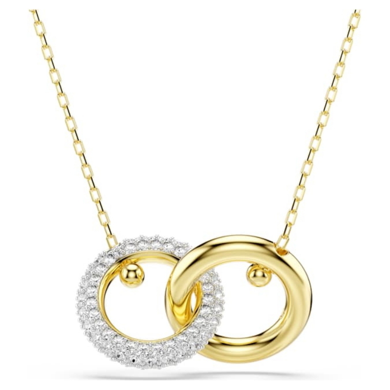 Swarovski 5668820 collana / set swarovski - pend interlinked gos nuovo in scatola originale