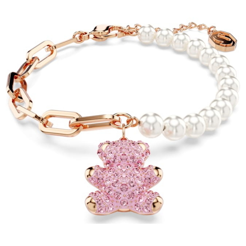 Swarovski 5669169 bracciale swarovski rigido / soft - bracciale bear lros/ros m nuovo in scatola originale