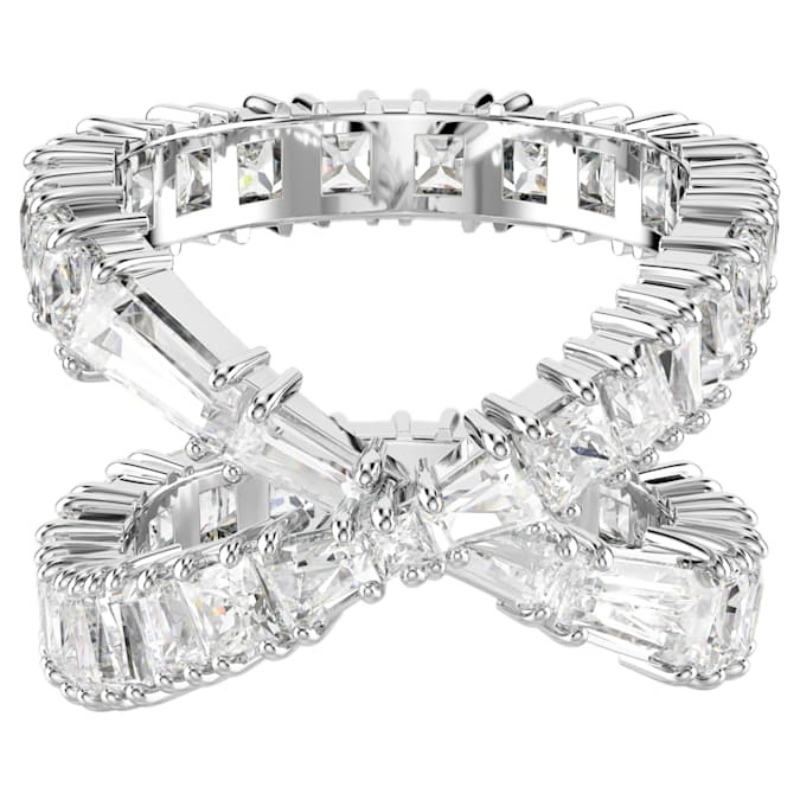 Swarovski 5677630 anello swarovski - ring white/rhs 52 nuovo in scatola originale