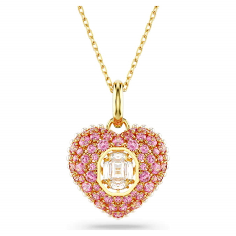 Swarovski 5680784 collana / set swarovski - pend hrt pin/gos nuovo in scatola originale