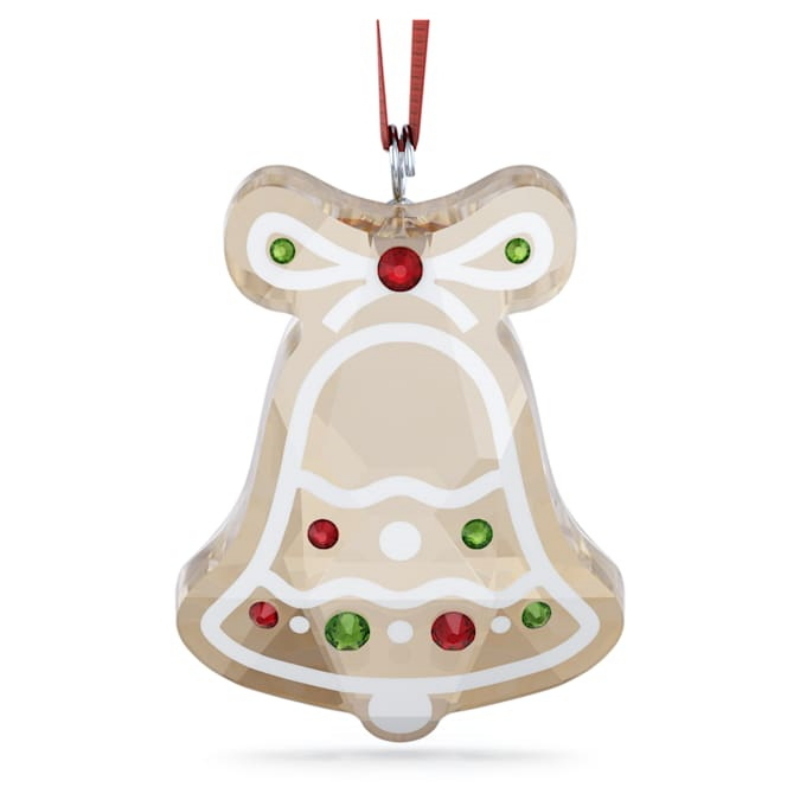 Swarovski 5681580 swarovski fashion piece - holiday cheers ornament gb bell nuovo in scatola originale