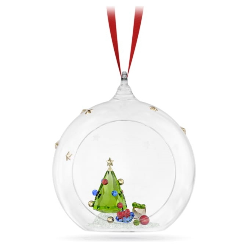 Swarovski 5681633 swarovski fashion piece - holiday cheers ball orn. tree and gifts nuovo in scatola originale Swarovski 5681633 swarovski fashion piece - holiday cheers ball orn. tree and gifts nuovo in scatola originale