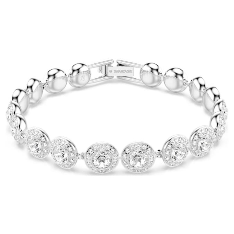 Swarovski 5682279 bracciale swarovski rigido / soft - bracciale cry/rhs m nuovo in scatola originale
