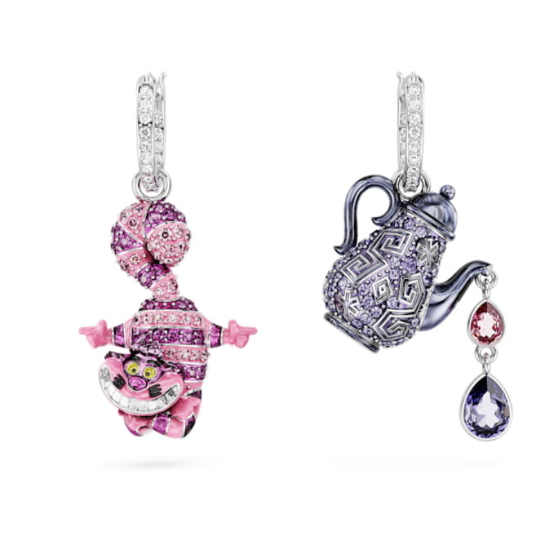 Swarovski 5682806 swarovski fashion piece - alice orecchino a clip mn hoop cat teapo nuovo in scatola originale Swarovski 5682806 swarovski fashion piece - alice orecchino a clip mn hoop cat teapo nuovo in scatola originale