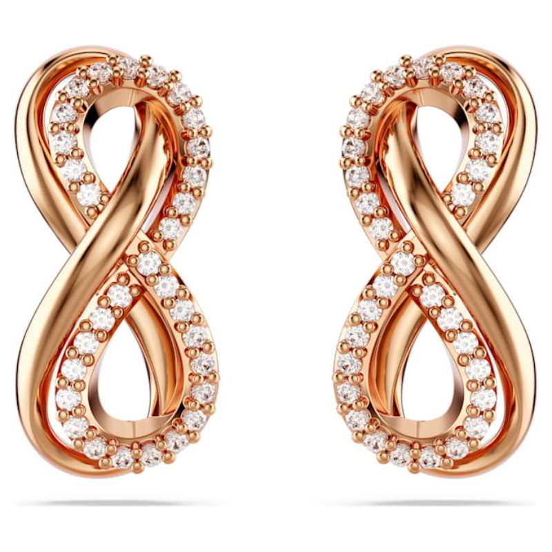 Swarovski 5684085 swarovski fashion piece - hyperbola pe fig pave white/ros nuovo in scatola originale