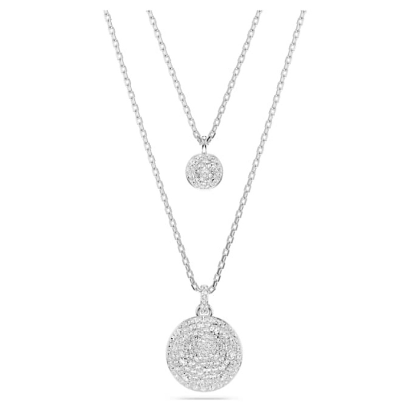 Swarovski 5684244 collana / set swarovski - pend s layer cry/rhs nuovo in scatola originale