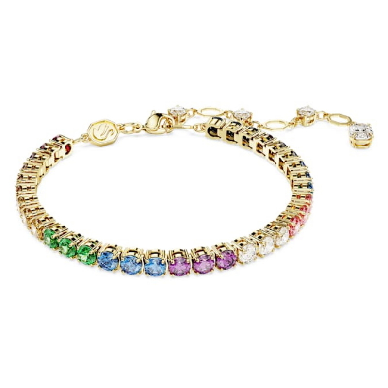 Swarovski 5685691 bracciale swarovski rigido / soft - bracciale mul/gos m nuovo in scatola originale