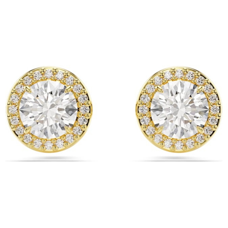 Swarovski 5686637 swarovski fashion piece - una orecchino a buco stud pave white/gos nuovo in scatola originale