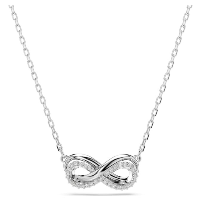 Swarovski 5687265 collana / set swarovski - pend pave white/rhs nuovo in scatola originale