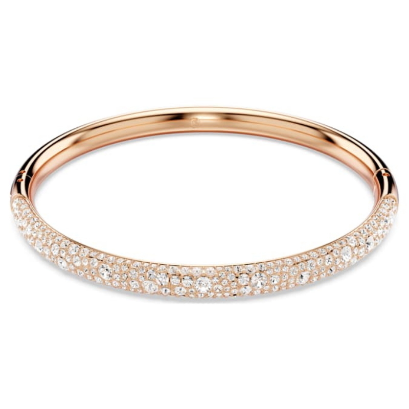 Swarovski 5688610 bracciale swarovski rigido / soft - bracciale rigido cre/ros s nuovo in scatola originale